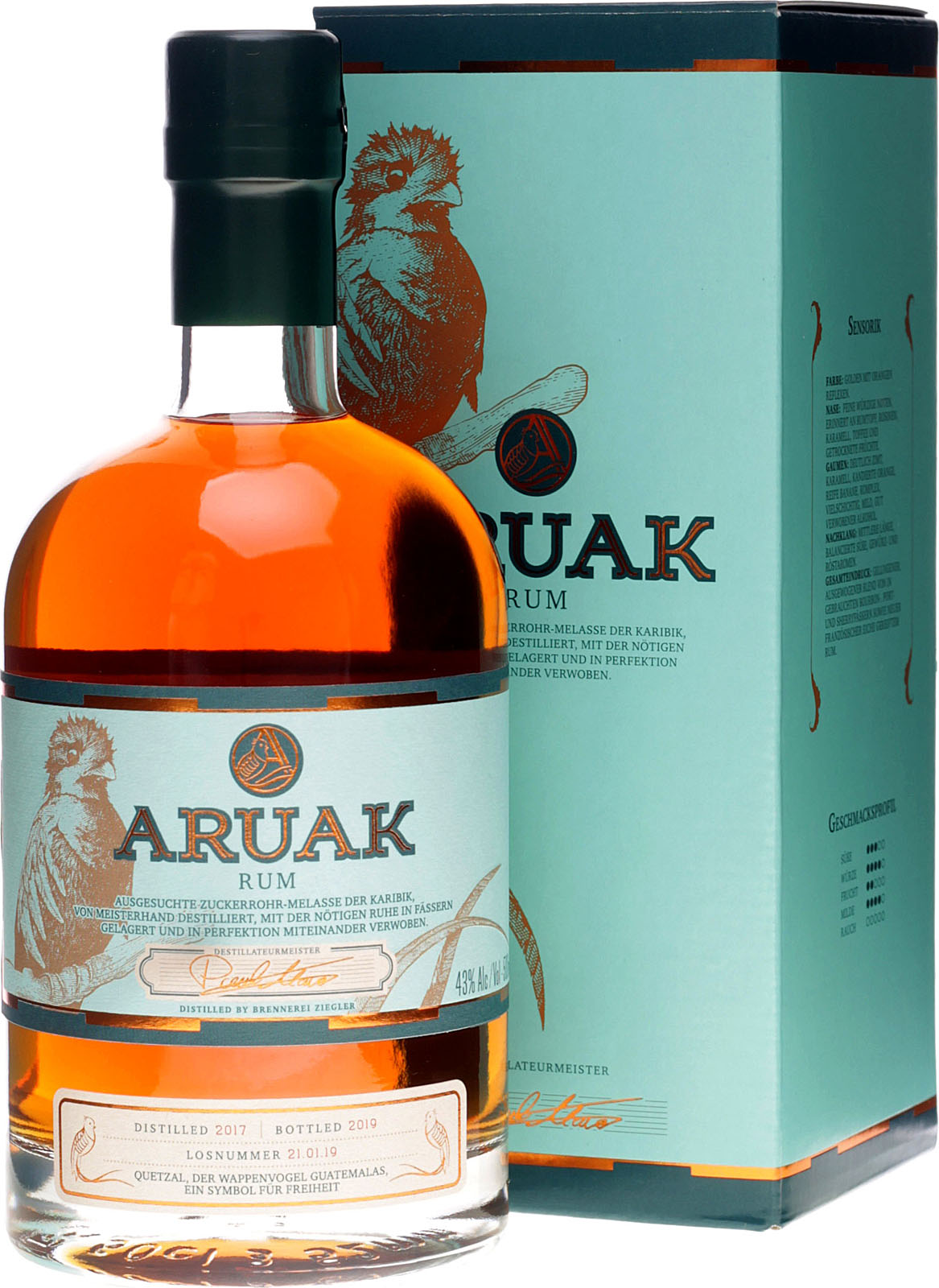 Aruak Rum by Ziegler 0,5 Liter 43 % Vol.