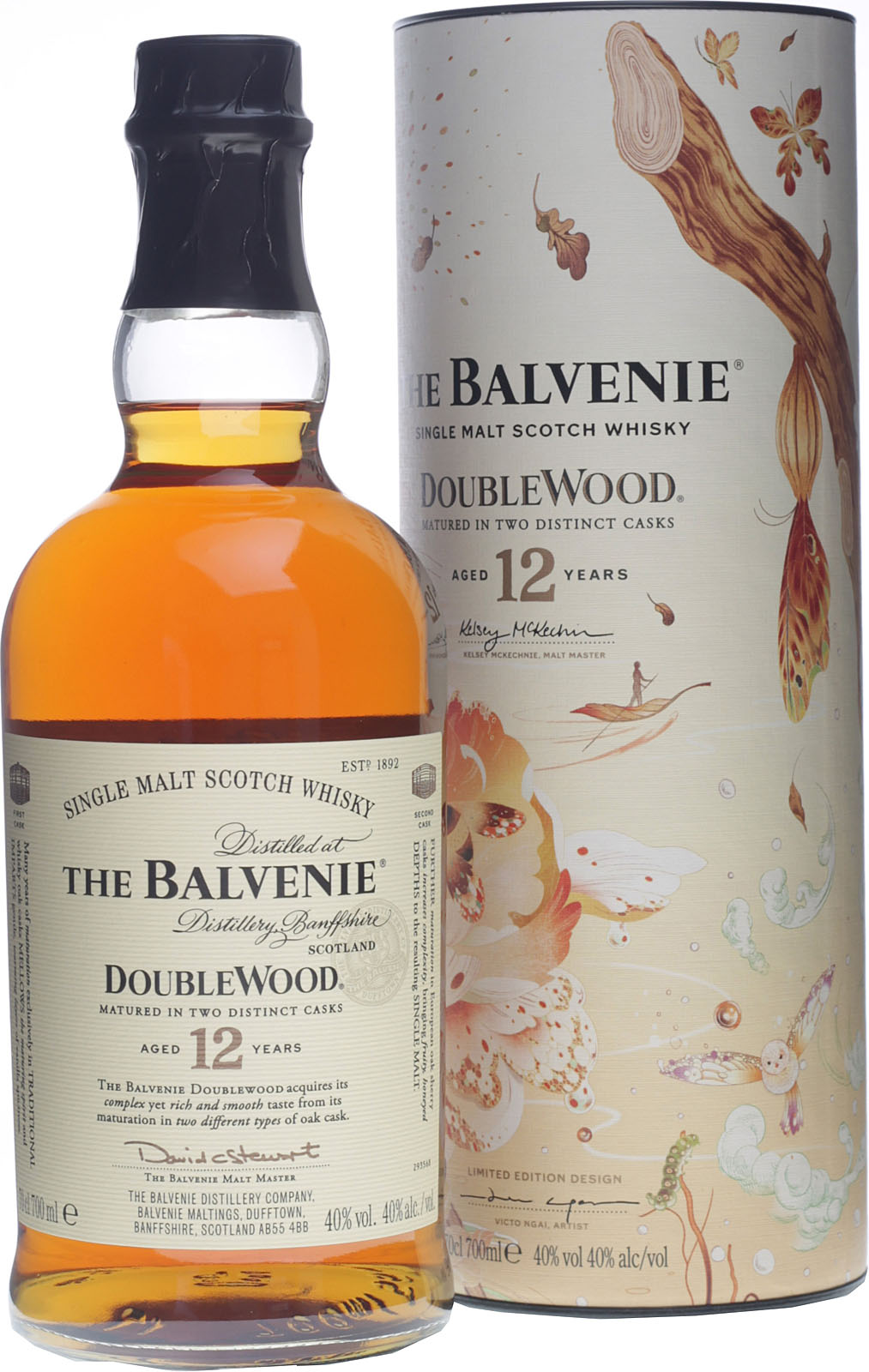 Balvenie 12 Jahre Double Wood Limited Design Edition Victo Ngai 0,7 Liter 40 % Vol.