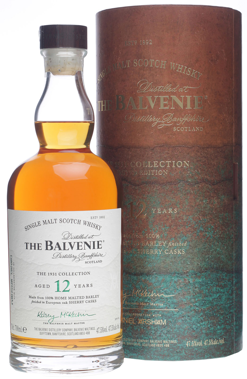 Balvenie 12 Jahre Home Malted Limited Edition 0,7 Liter 47,5 % Vol.