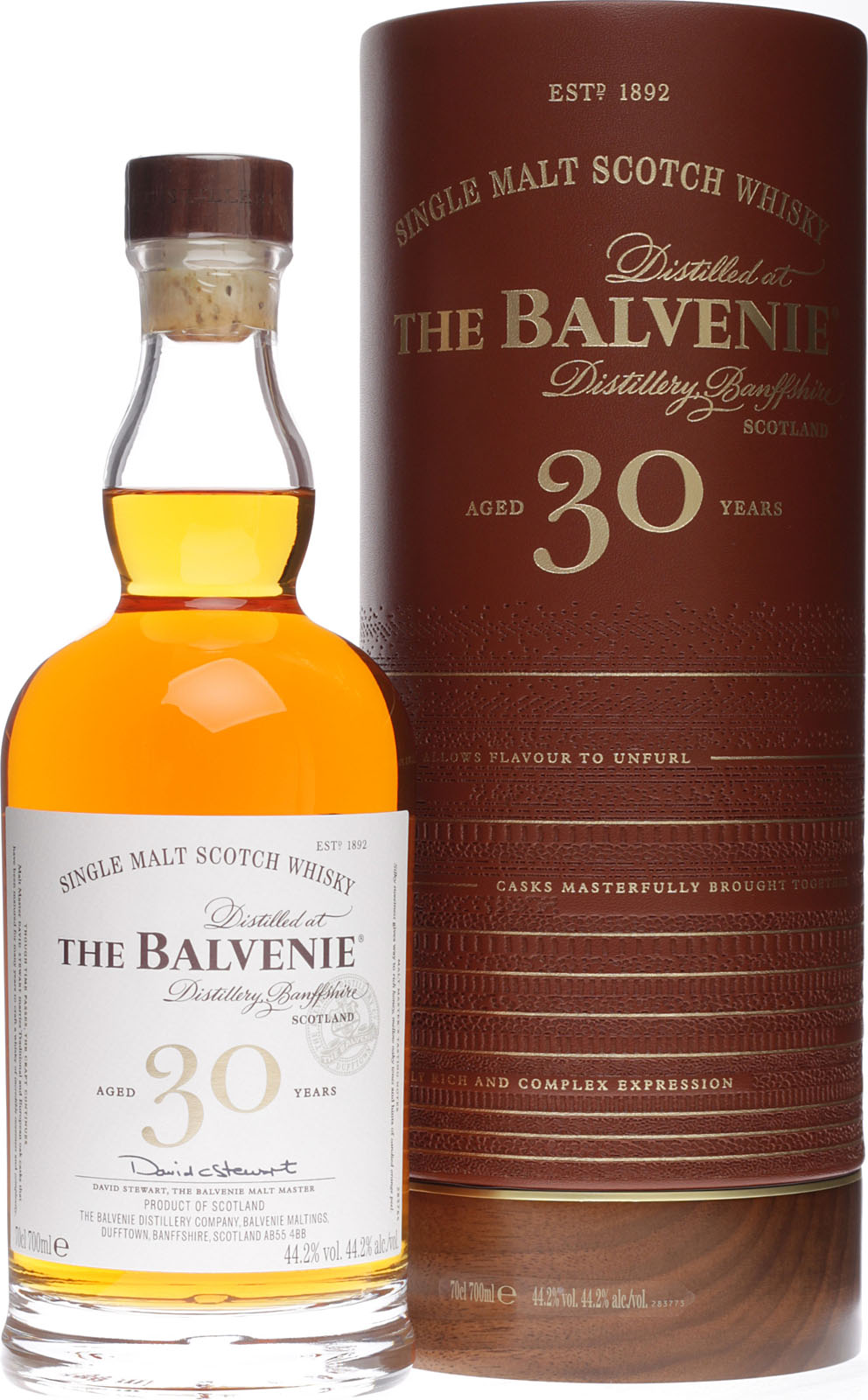 Balvenie 30 Jahre Single Malt Whisky 0,7 Liter 44,2 % Vol.