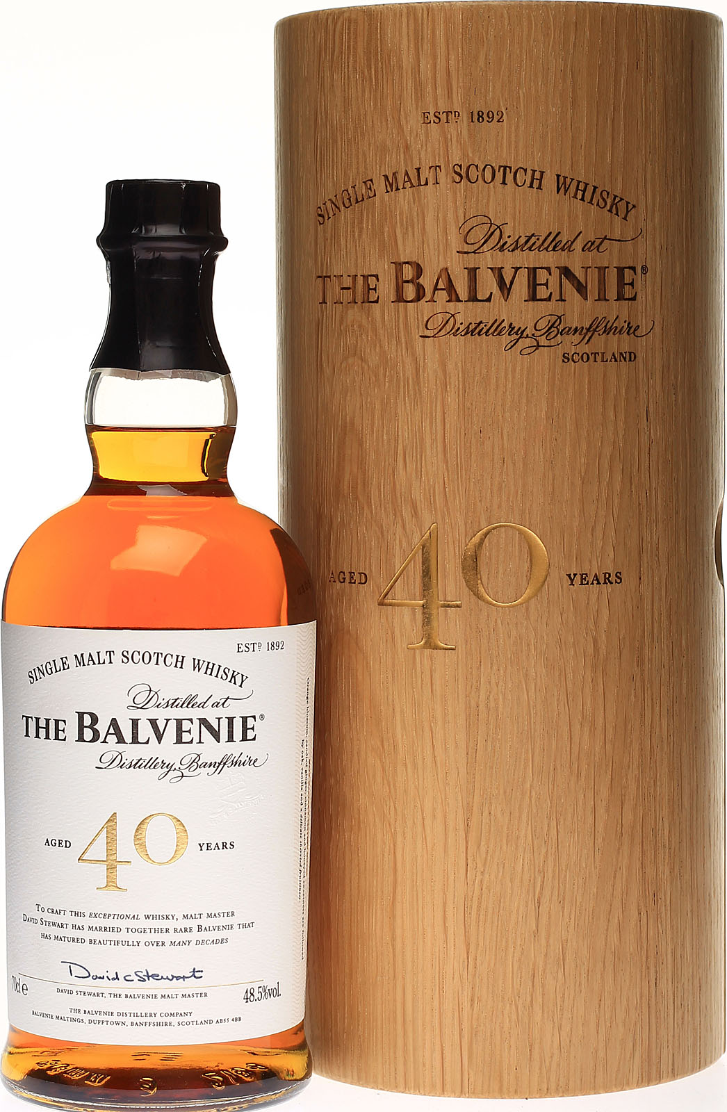 Balvenie 40 Jahre 0,7 Liter 48,5 % Vol.