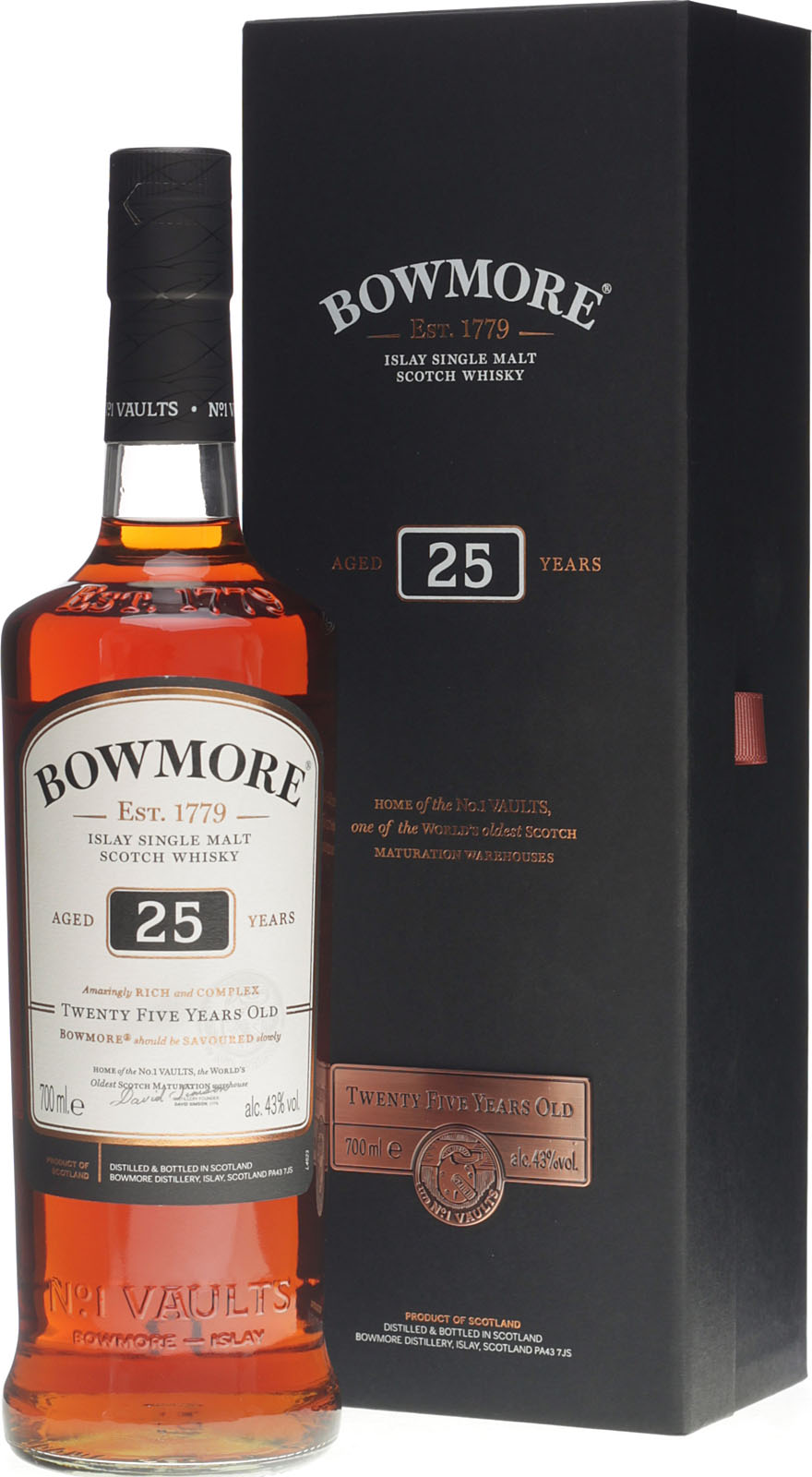 Bowmore 25 Jahre 0,7l 43%