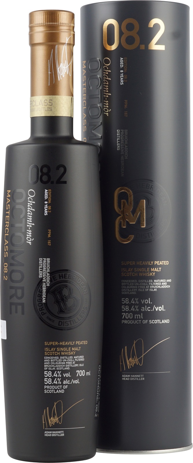 Bruichladdich Octomore Masterclass 08.2 0,7 Liter 58,4 % Vol.