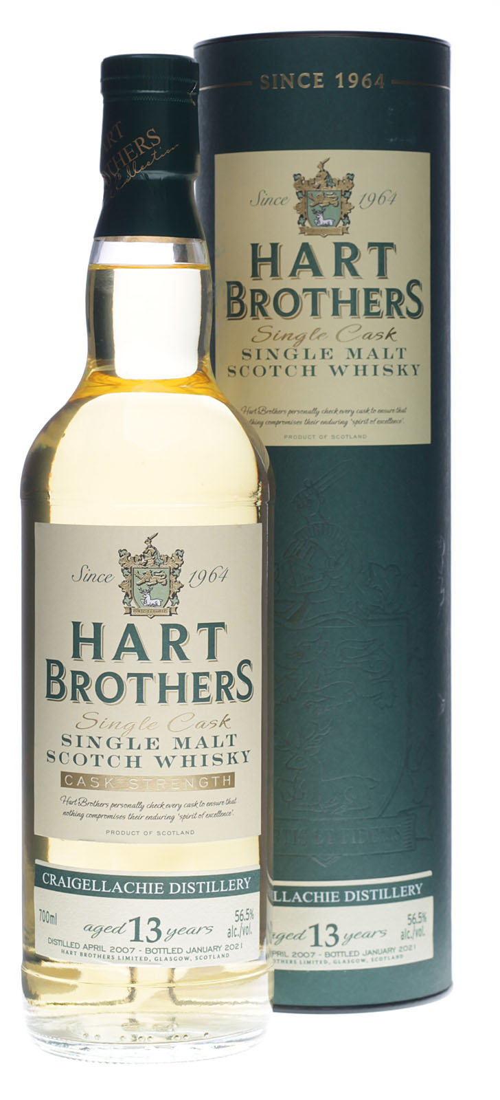 Craigellachie 13 Jahre Hart Brothers 0,7 Liter 56,5 % Vol.