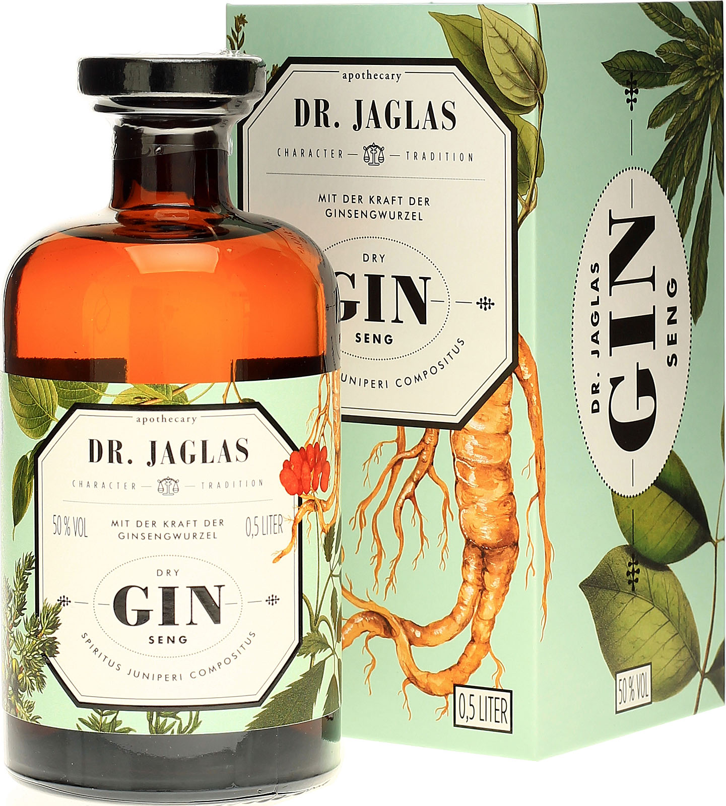 Dr. Jaglas GIN-Seng 0,5 Liter 50 % Vol.