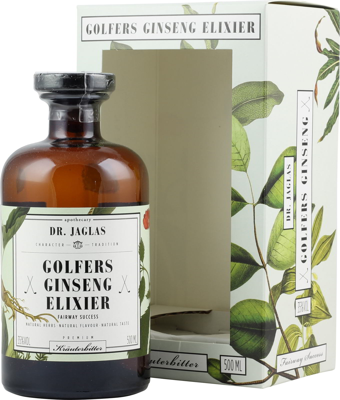 Dr. Jaglas Golfers Ginseng Elixier 0,5 Liter 35 % Vol.