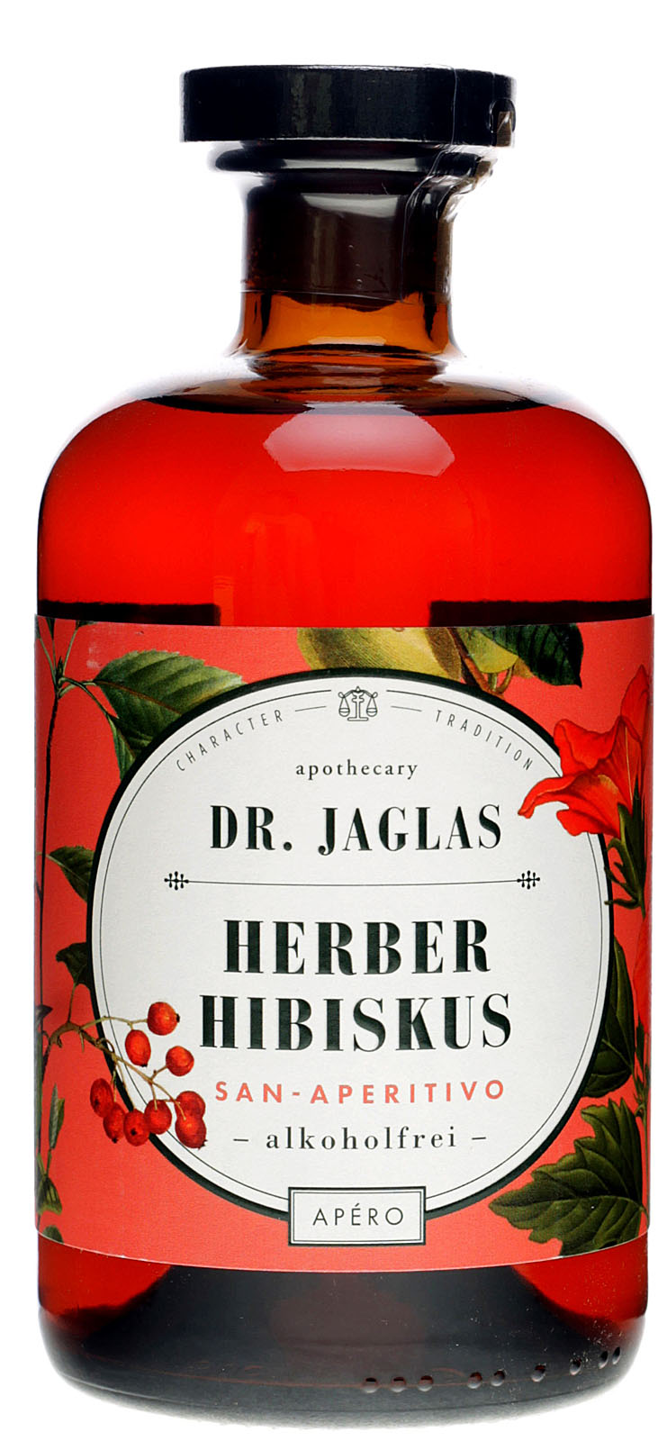 Dr. Jaglas Herber Hibiskus alkoholfrei 0,5 Liter
