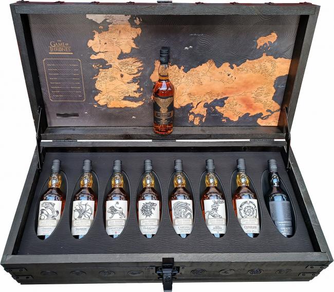Game of Thrones Whisky Collection Komplettset mit allen Whiskys