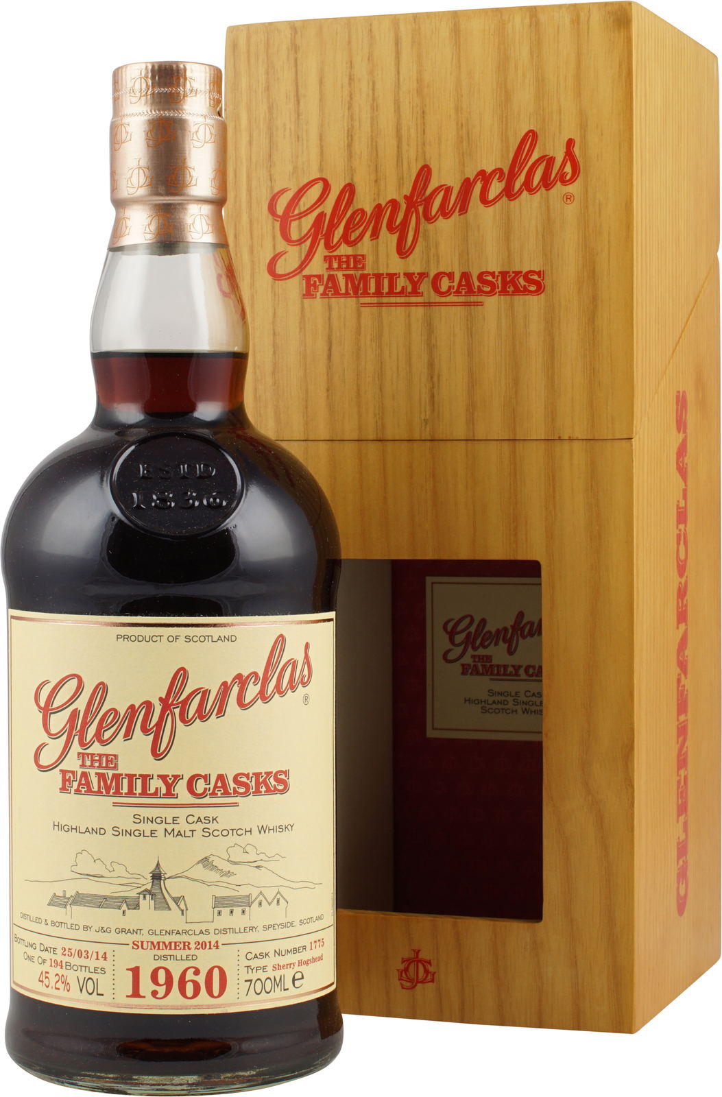 Glenfarclas Vintage 1960 0,7 Liter 45,2 % Vol.