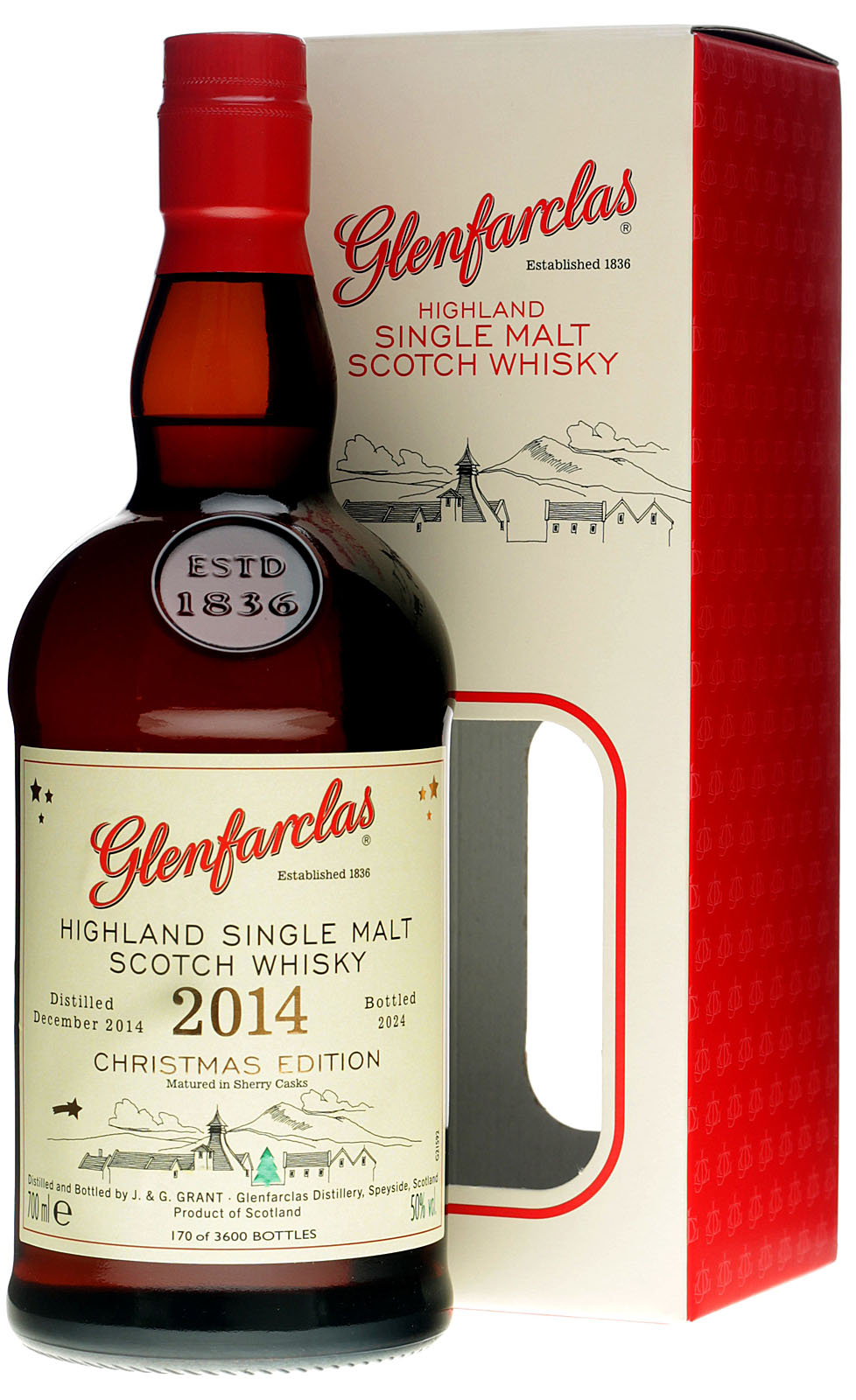 Glenfarclas Vintage 2014 Christmas Edition Oloroso Sherry Casks 0,7 Liter 50,0 % Vol.