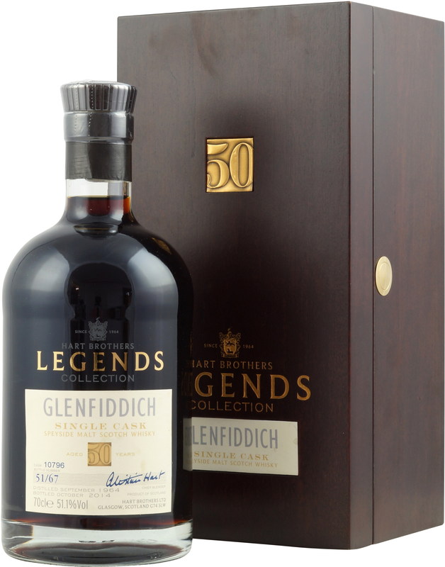Glenfiddich 50 Jahre Hart Brothers The Legends 0,7l 51,1%