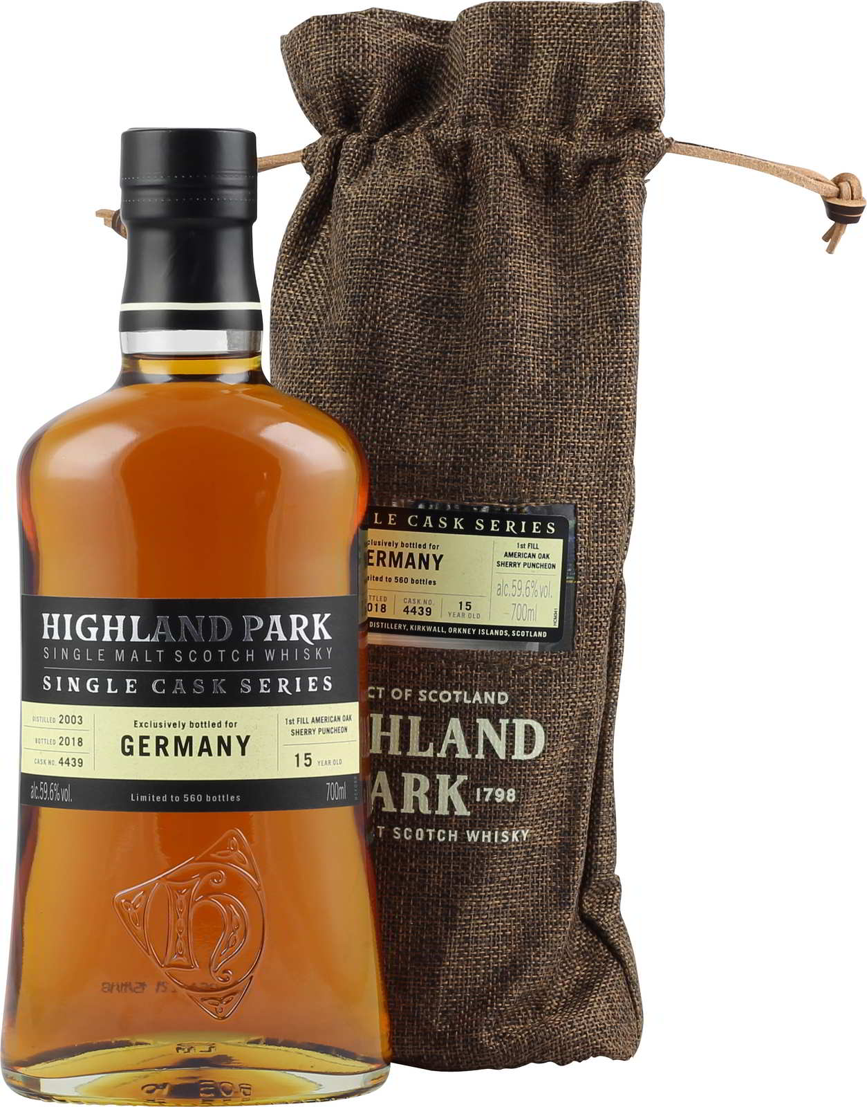 Highland Park Single Cask No. 4439 0,7 Liter 59,6 % Vol.