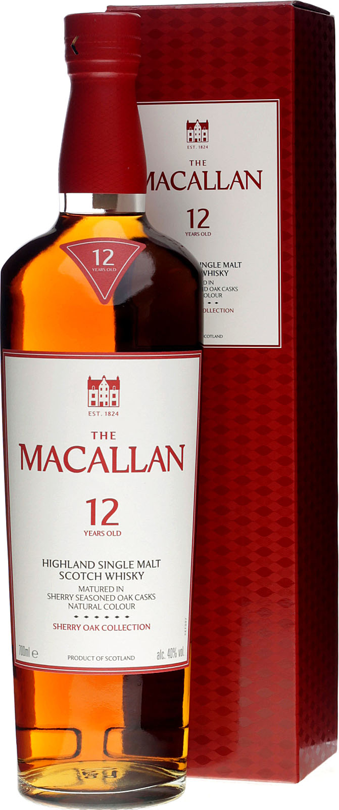 Macallan 12 Jahre Sherry Oak 0,7 Liter 40 % Vol.
