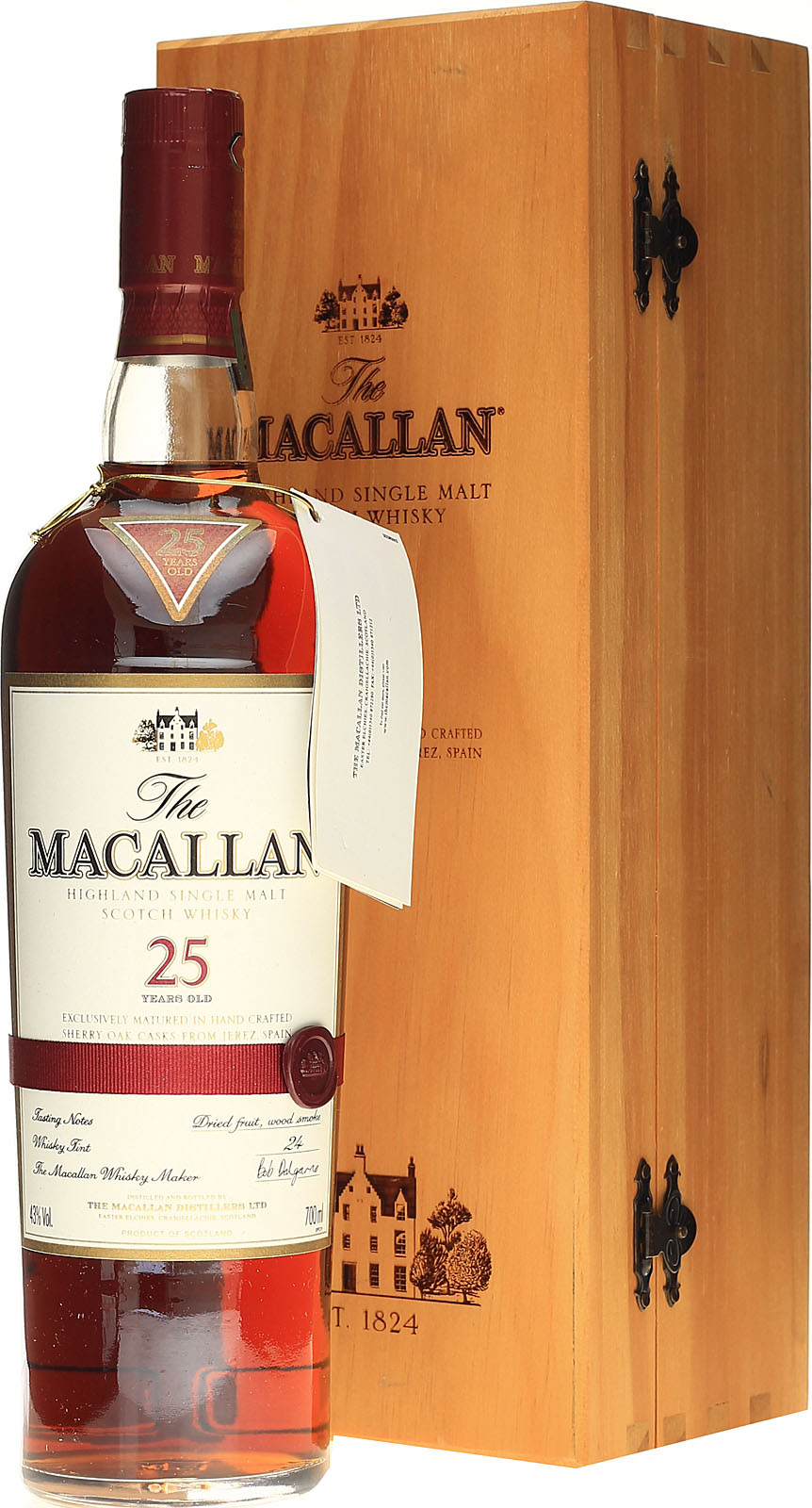 Macallan 25 Jahre Sherry Oak 0,7l 43%