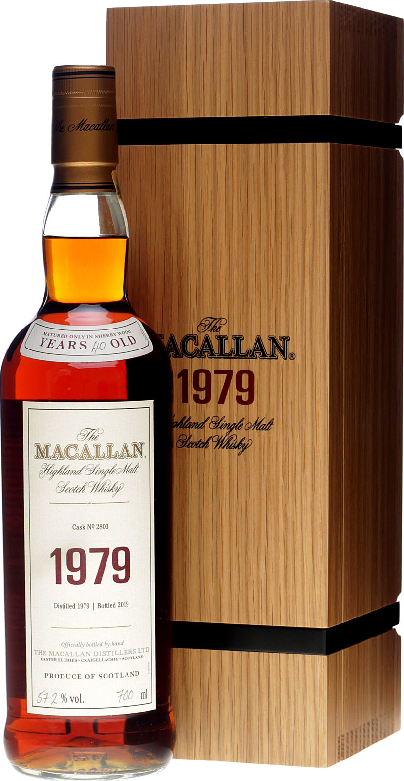 Macallan Fine & Rare 40 Jahre 1979 Cask 2803 0,7 Liter 57,2 % Vol.