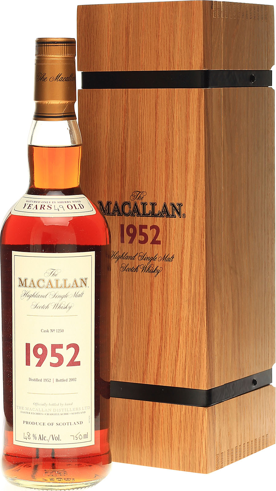 Macallan Fine & Rare 49 Jahre 1952 Cask 1250 48 % Vol. 