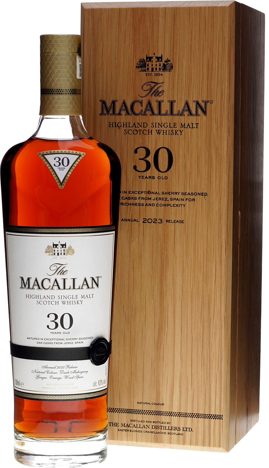 Macallan Sherry Oak 30 Jahre 0,7 Liter 43 % Vol.