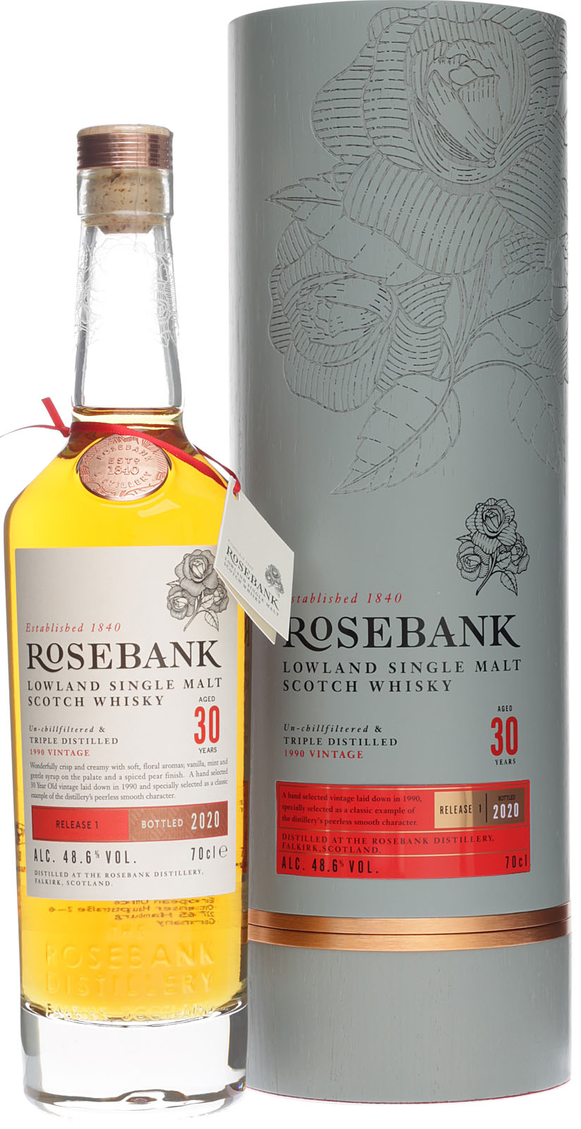 Rosebank 30 Jahre 0,7 Liter 48,6 % Vol. 