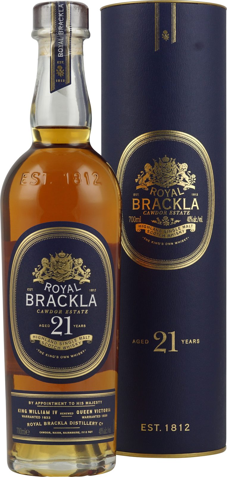 Royal Brackla 21 Jahre 0,7 Liter 40 % Vol.