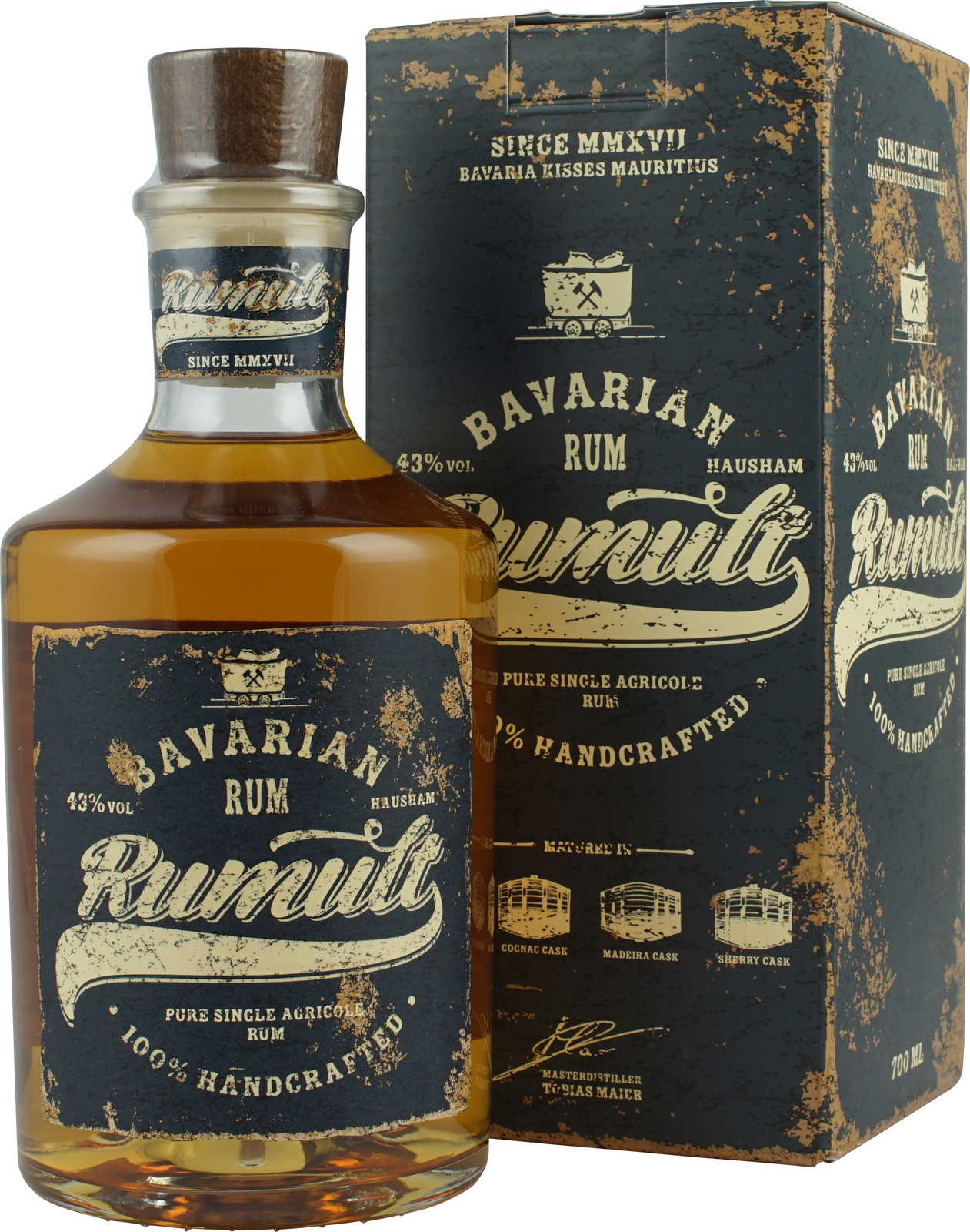 Rumult Bavarian Rum 0,7 Liter 43 % Vol.