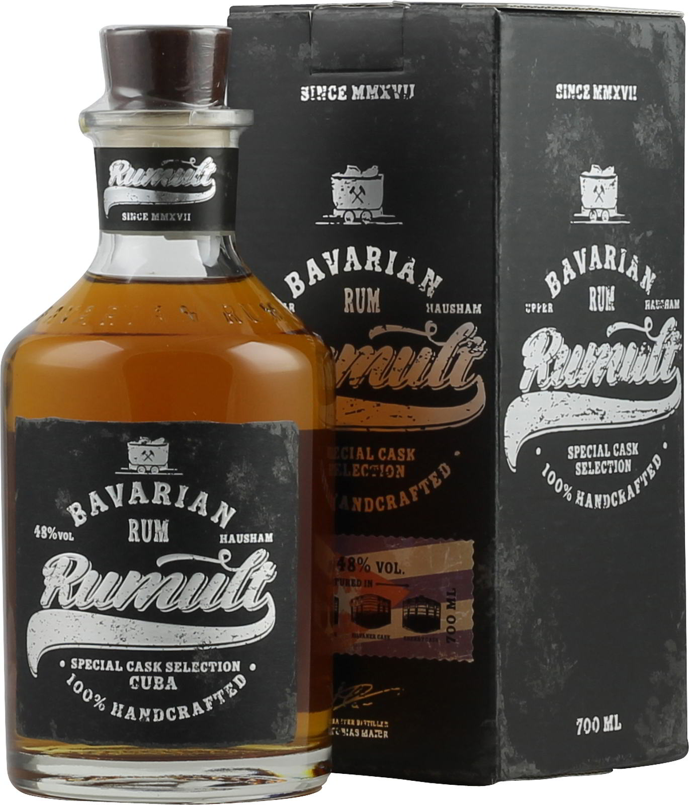 Rumult Bavarian Rum Special Cask Selection Cuba 0,7 Liter  48 % Vol.