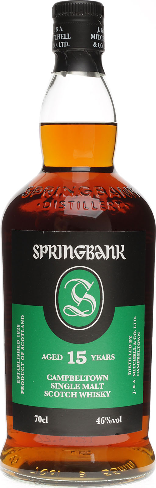 Springbank 15 Jahre 0,7l 46% Neue Version
