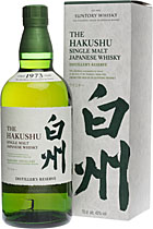 Suntory Hakushu Distillers Reserve 0,7 L - 35 japanisch