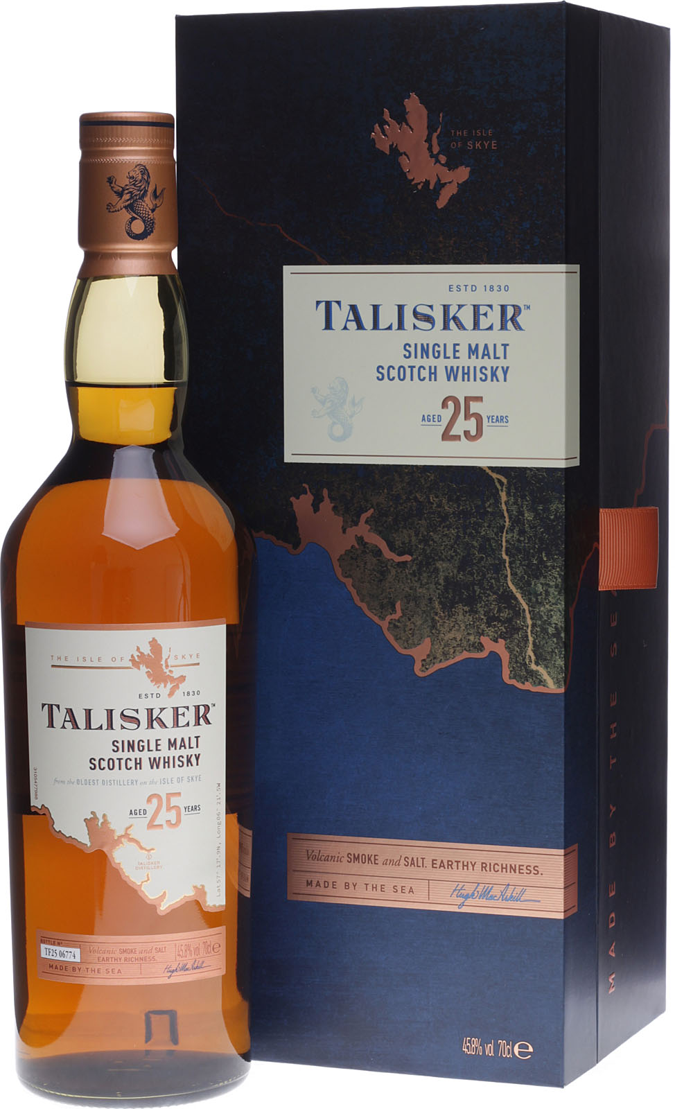 Talisker 25 Jahre 0,7 Liter 45,8 % Vol.