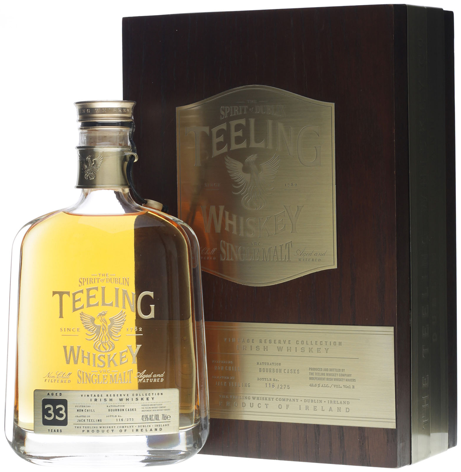 Teeling 33 Jahre 0,7 Liter 42,9 % Vol.