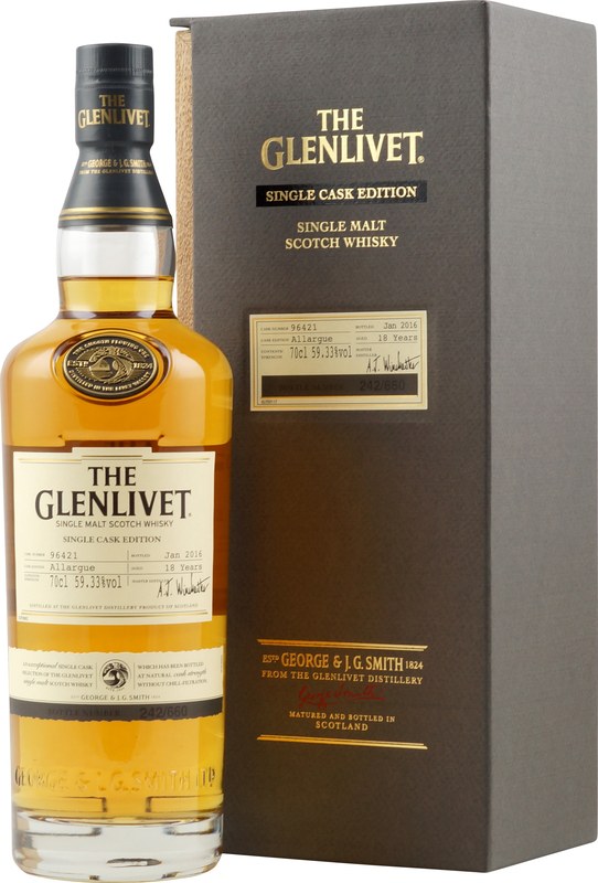 The Glenlivet Single Cask Edition Allargue 18 Jahre 0,7l 59,33% 