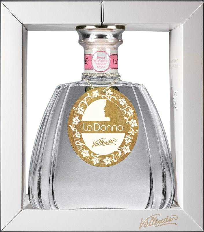 Vallendar La Donna Roter Weinbergpfirsichbrand 0,7l 40%